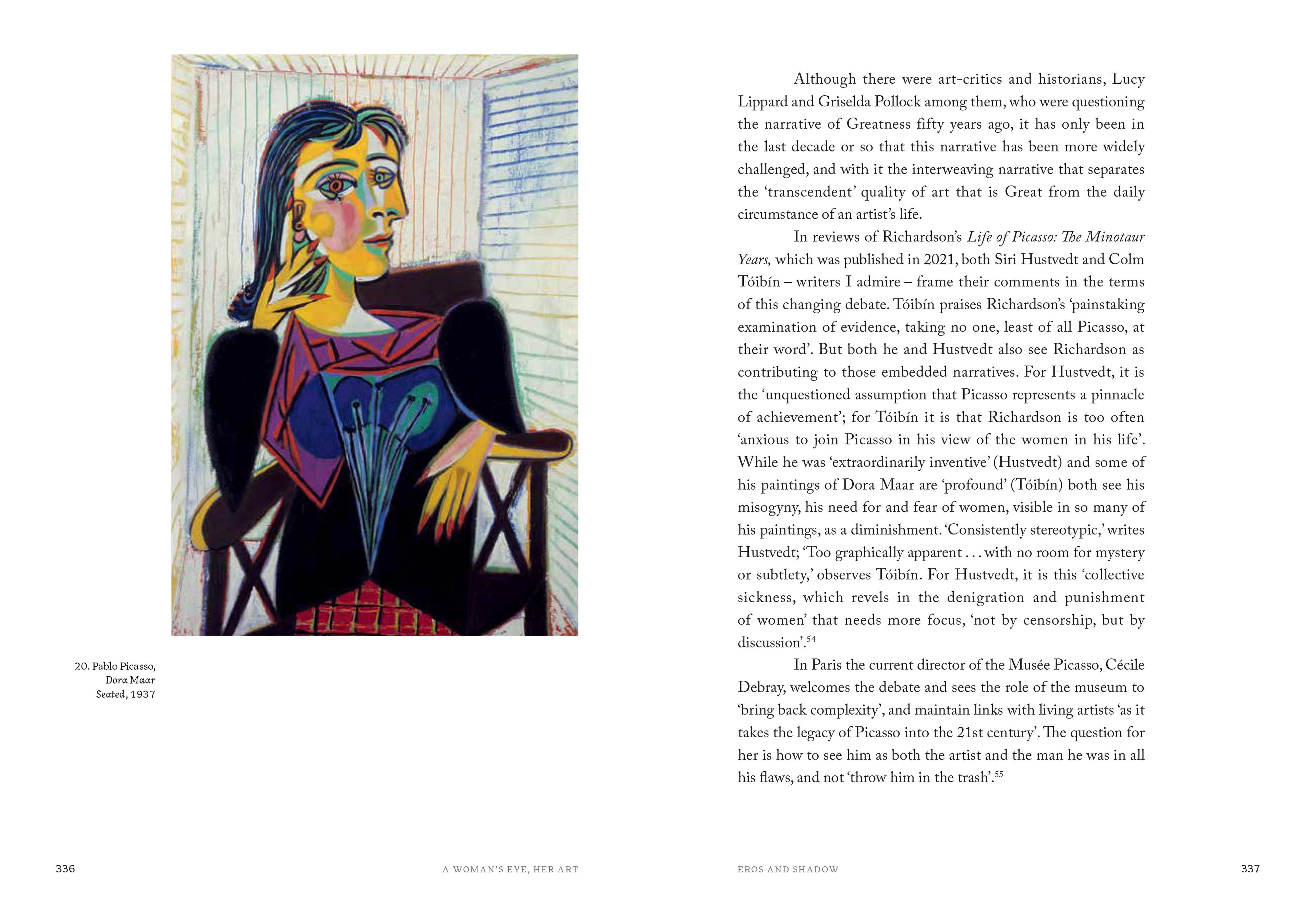 A Woman's Eye, Her Art inside page