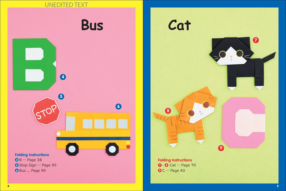 ABC Origami: Learn Your Alphabet and Numbers Through Origami! (80 Cute & Easy Paper Models!)