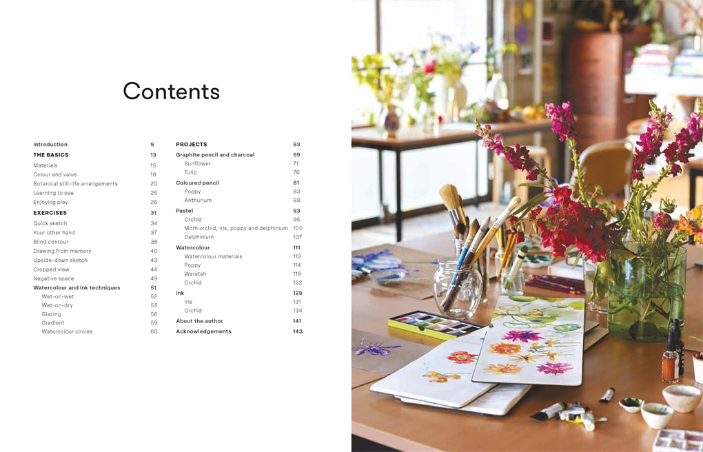 Art Class: Flowers and Foliage: Creating Contemporary Botanical Art