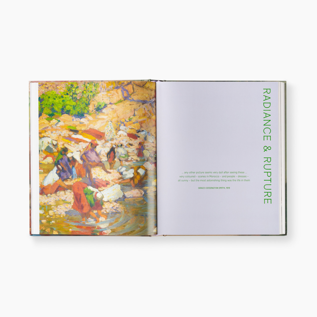 Dangerously Modern: Australian Women Artists in Europe 1890 to 1940 inside page 'Radiance & Rapture' chapter