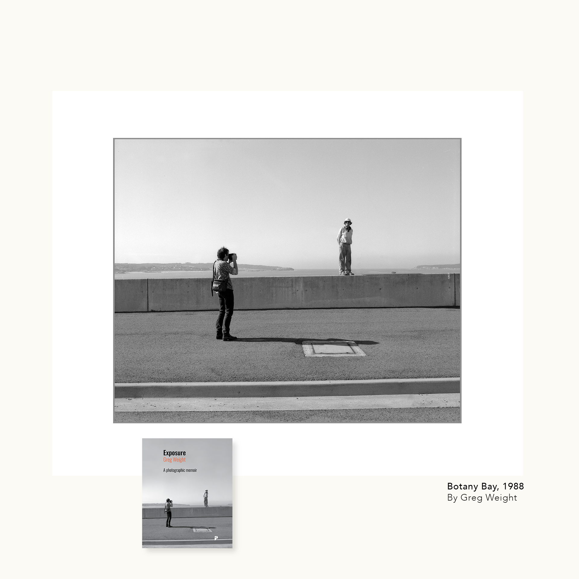 Exposure: A photographic memoir + Botany Bay 1988 Limited Edition Print