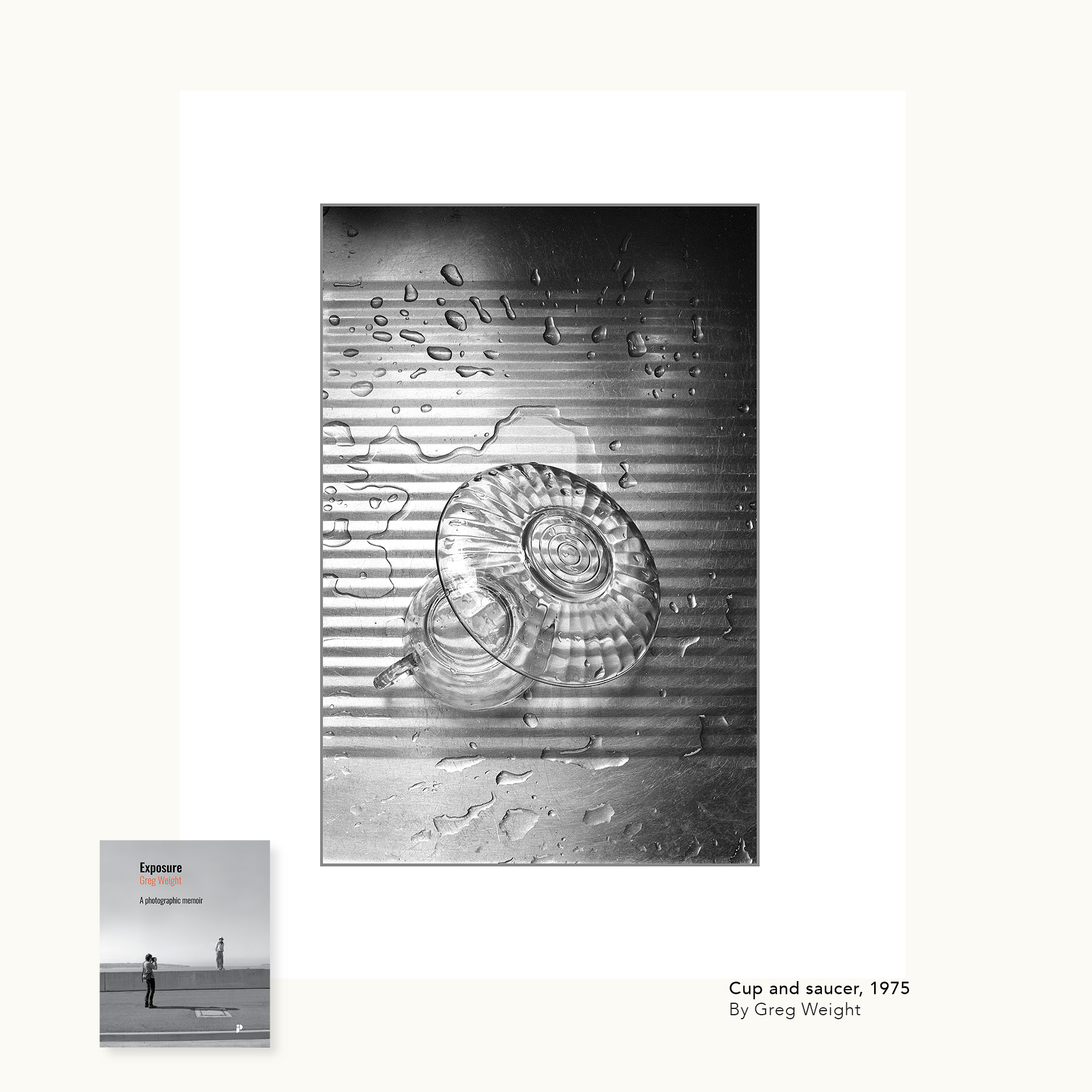 Exposure: A photographic memoir + Cup and saucer 1975 Limited Edition Print