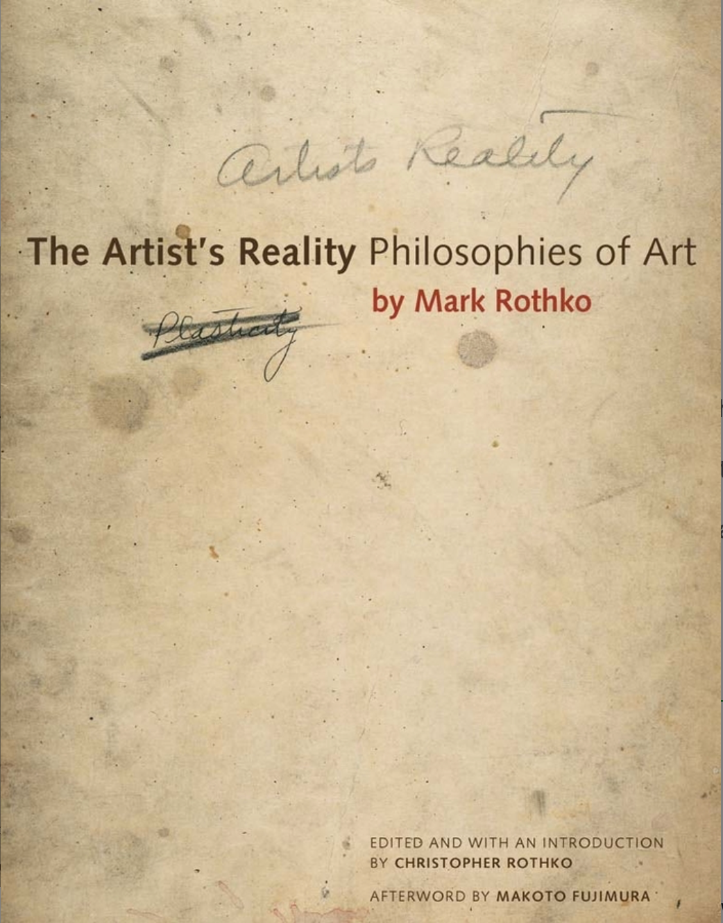 The Artist's Reality  - Philosophies of Art